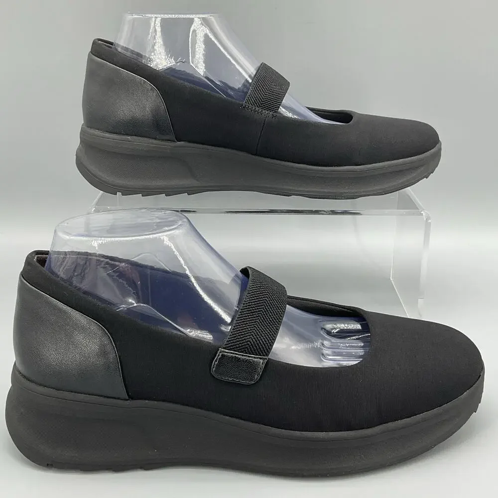 NEW Lifestride Women’s Reflection Mary Jane Shoes Black Size 9.5W
